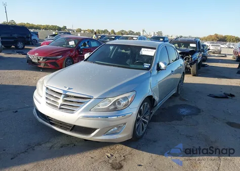 2012 Hyundai Genesis 4.6 z USA, uszkodzony, nr VIN KMHGC4DF4CU166106